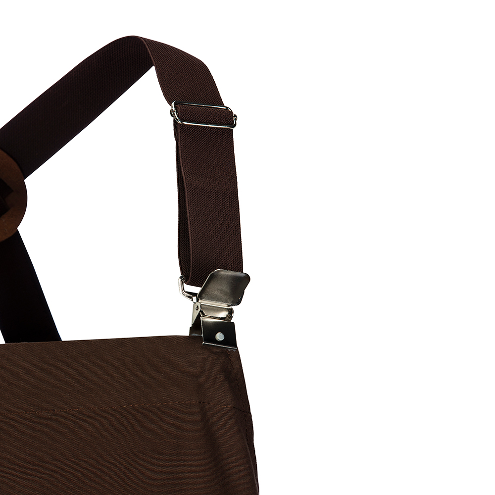 Latzschürze Casual Style mit X-Kreuzung, toffee, B 88 x L 80 cm