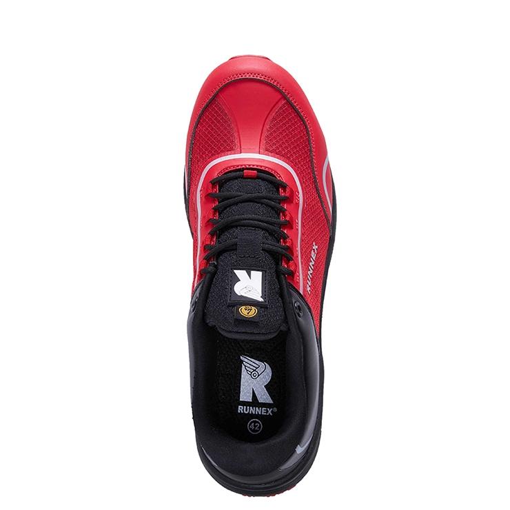 RUNNEX® S1PS-ESD-Sicherheitshalbschuhe SportStar schwarz/rot