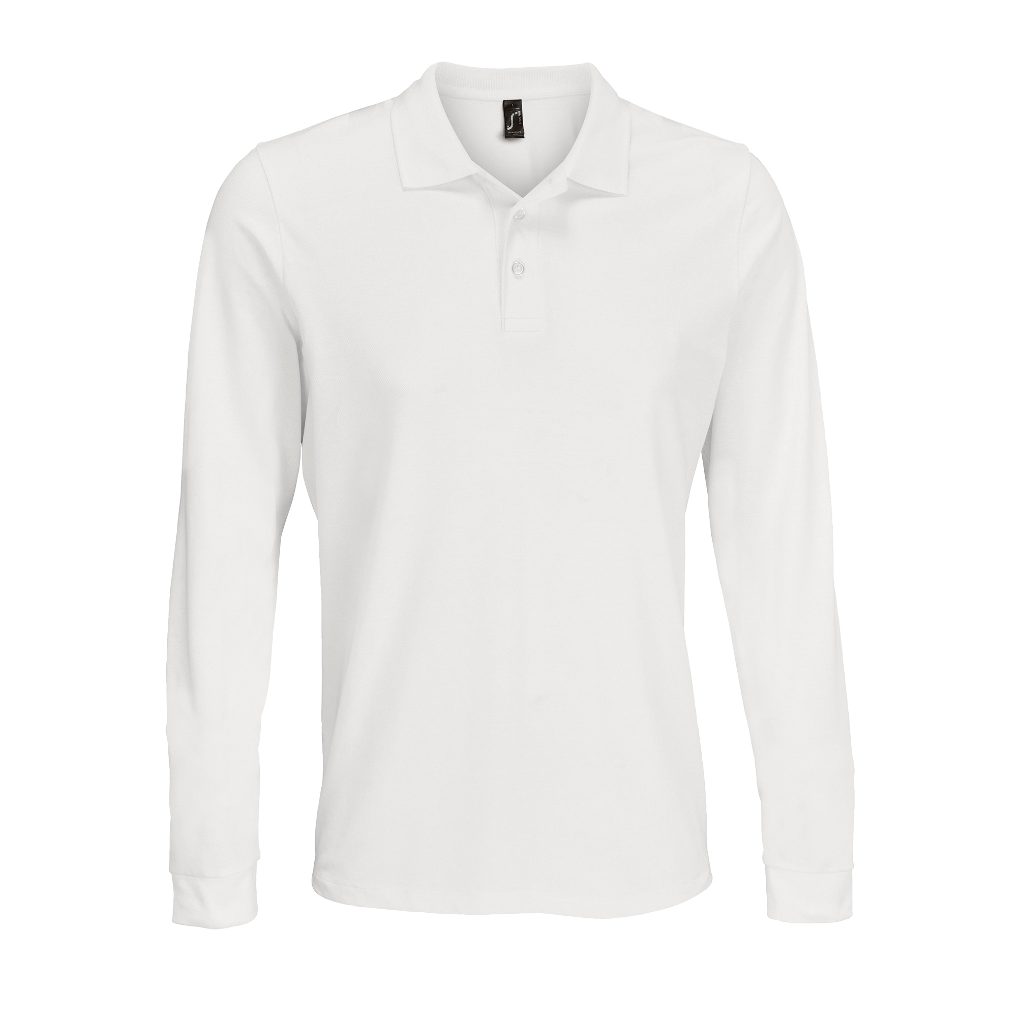Unisex Long Sleeve Polycotton Polo Shirt