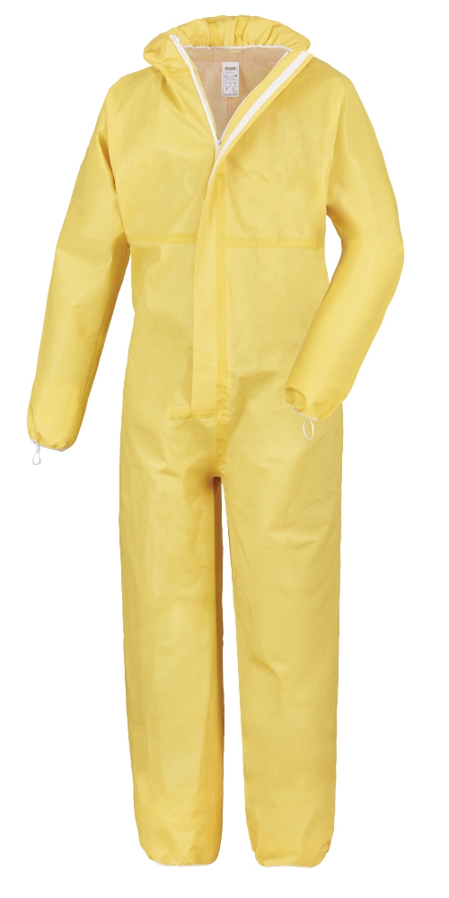 teXXor® PP+PE Einweg-Overall Typ 3B/4B/5B/6B gelb