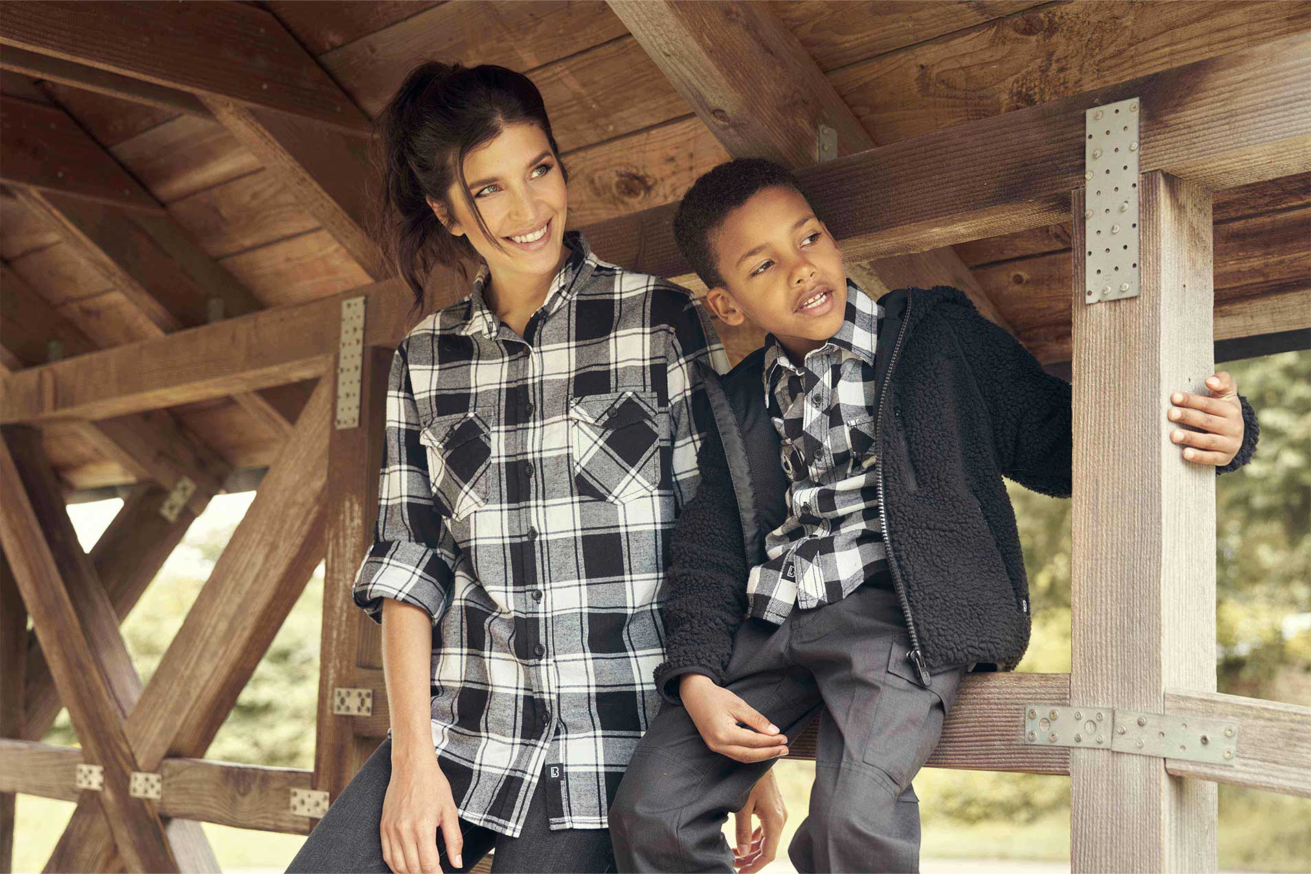 Kids Check Shirt Long Sleeve