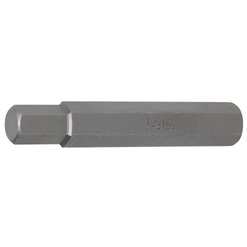 Bit, Länge 75 mm, Antrieb Außensechskant 10 mm (3/8"), Innensechskant 12 mm