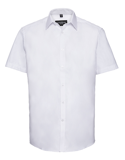 Hemd – Men´s Short Sleeve Tailored Herringbone Shirt