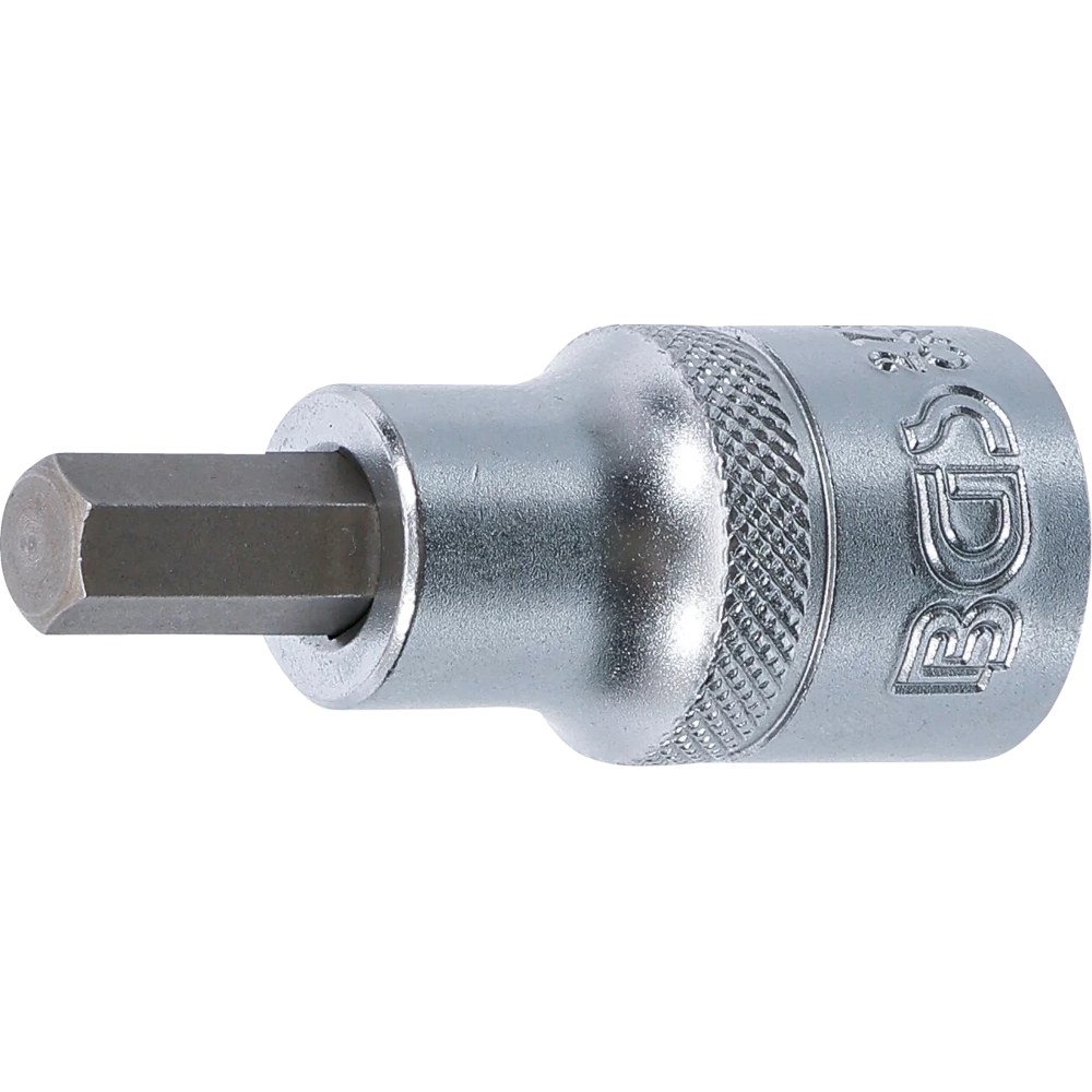 Bit-Einsatz, Länge 55 mm, Antrieb Innenvierkant 12,5 mm (1/2"), Innensechskant 5/16"