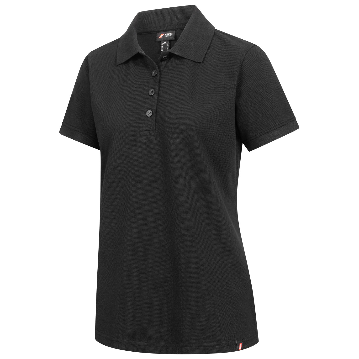 Poloshirt MOTION TEX PLUS schwarz / uni