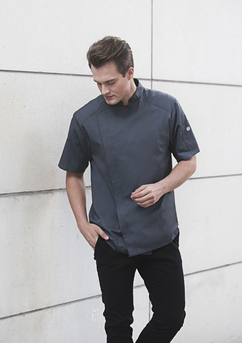 Short-Sleeve Chef Jacket Modern-Look