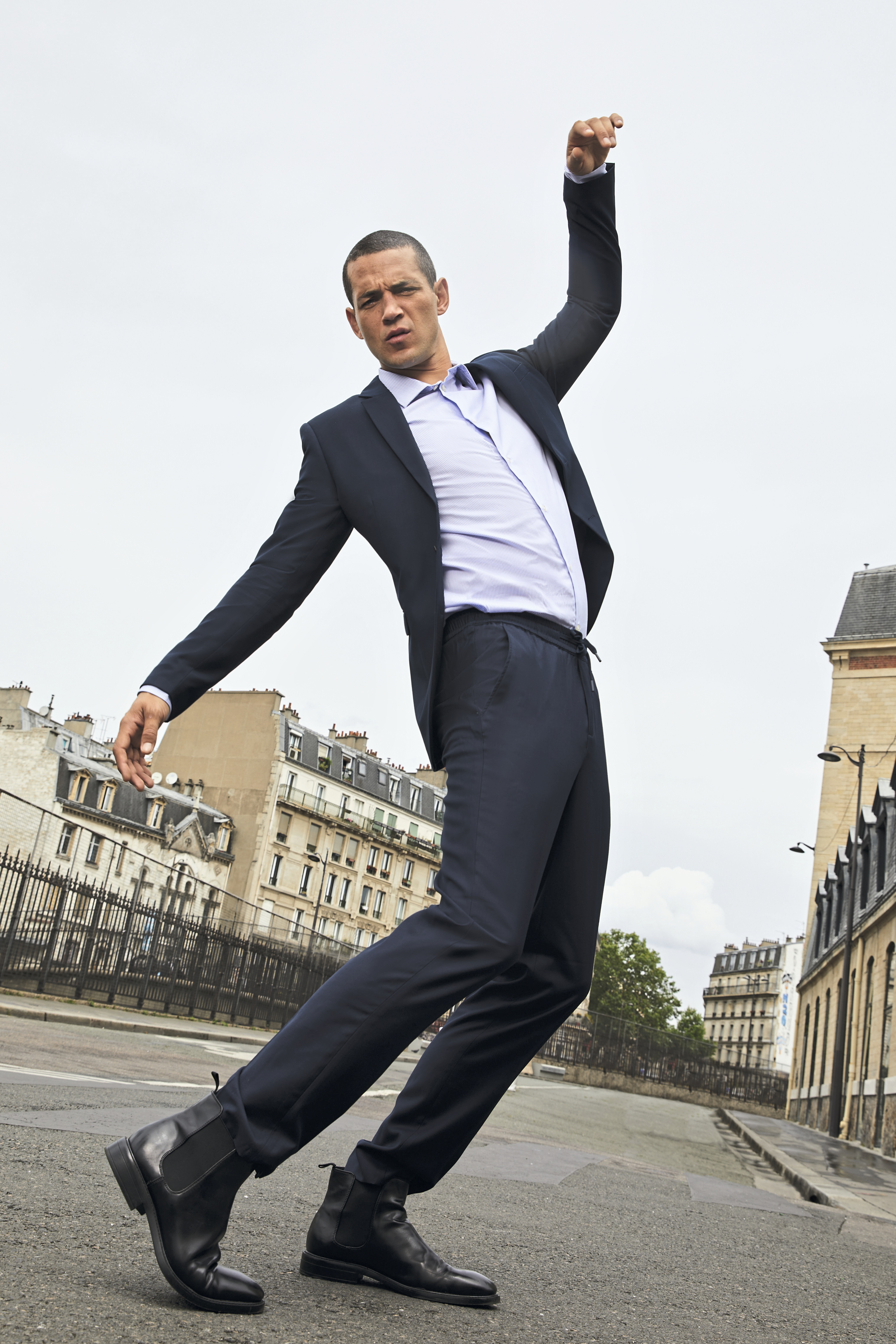 Hose – Men´s Elasticated Waist Suit Trousers Germain