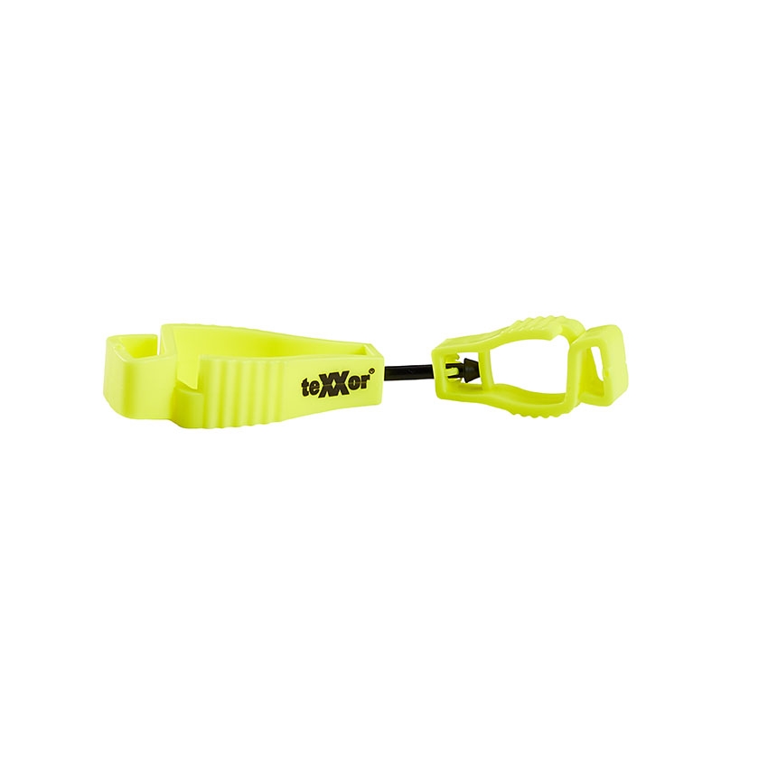 teXXor® Handschuh-Clip gelb