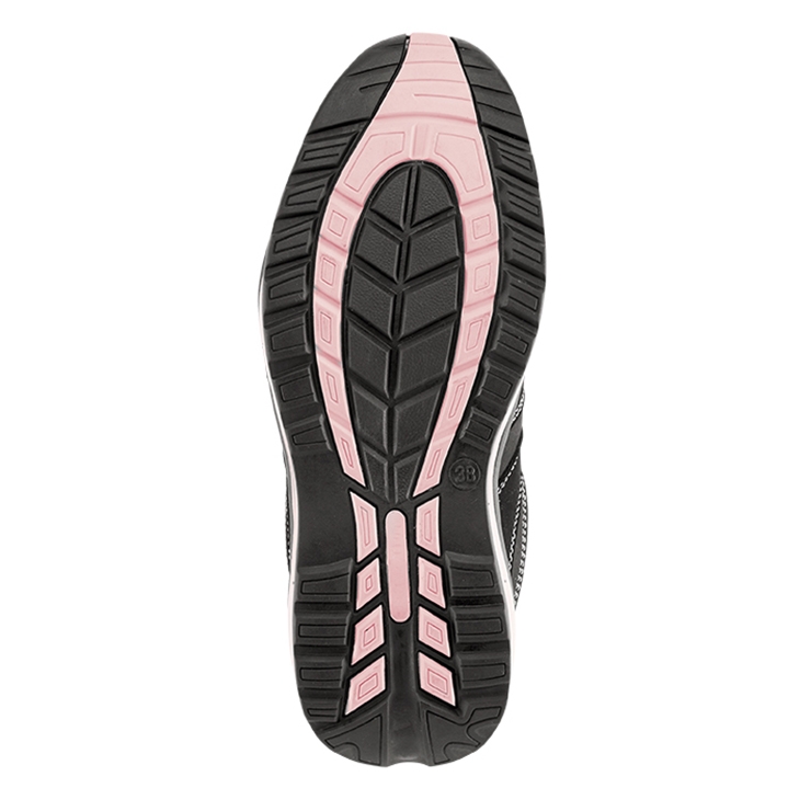 RUNNEX® S2-Damen-Sicherheitshalbschuhe GirlStar schwarz/pink