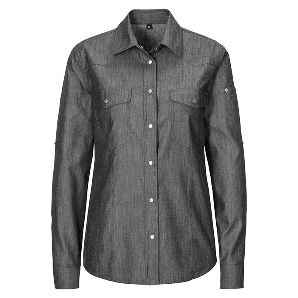 Damen Jeansbluse langarm