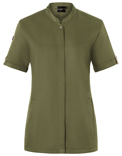 Damenkochjacke Green-Generation Kurzarm