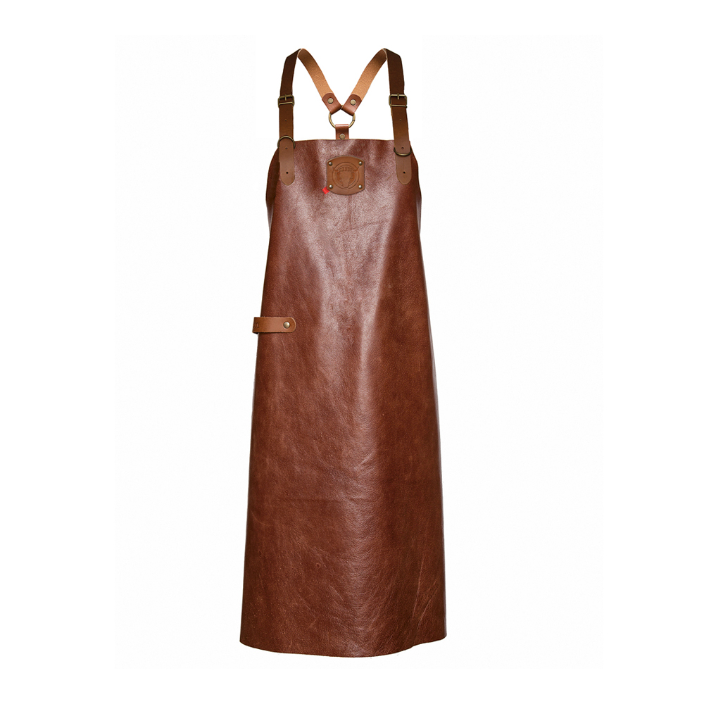 Leder-Latzschürze XL, B 60 x L 89 cm