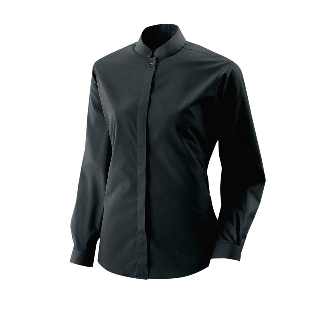 Damen Barbluse schwarz