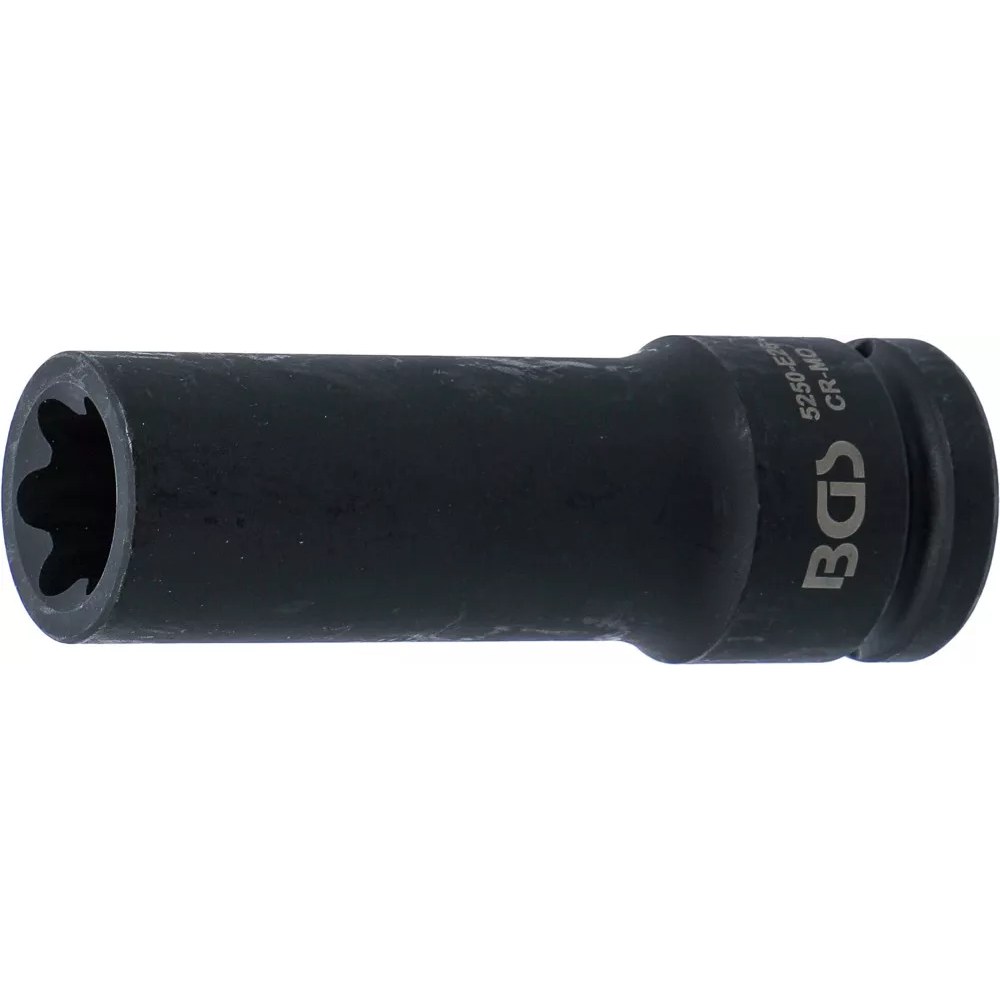 Kraft-Steckschlüssel-Einsatz E-Profil, tief, Antrieb Innenvierkant 20 mm (3/4"), SW E26