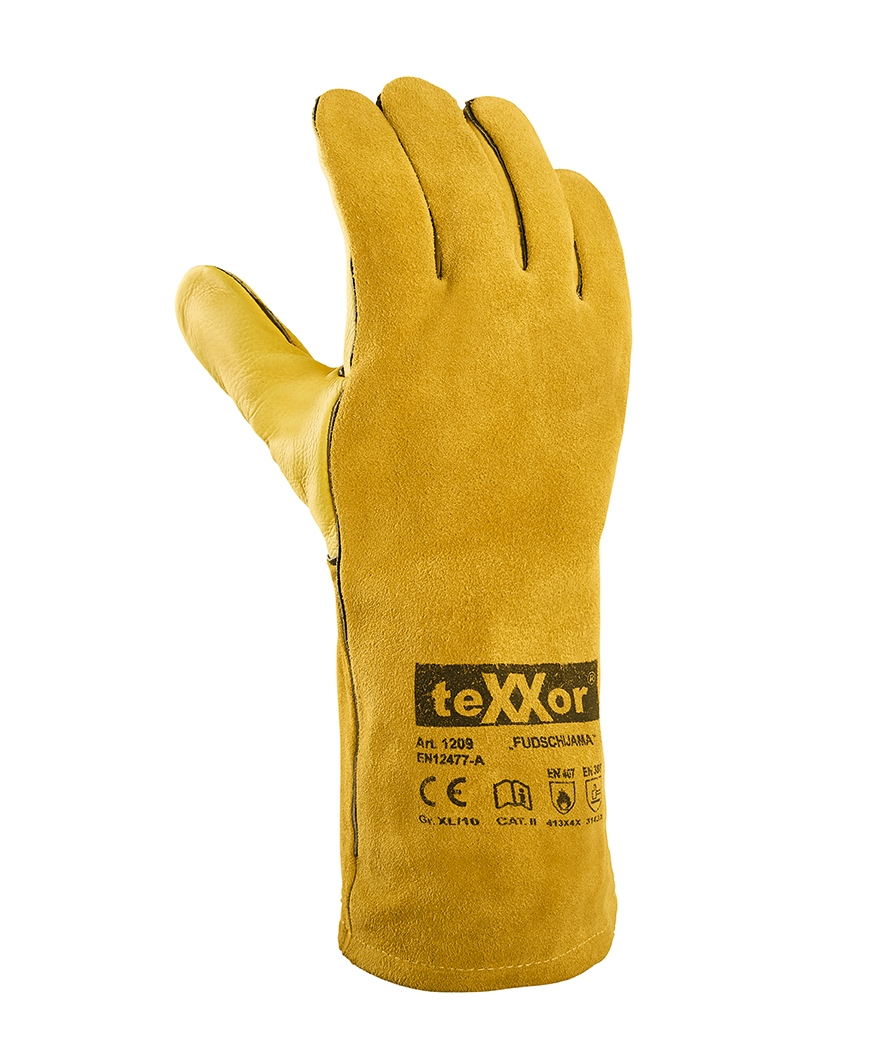 teXXor® Schweißerhandschuhe FUDSCHIJAMA beige