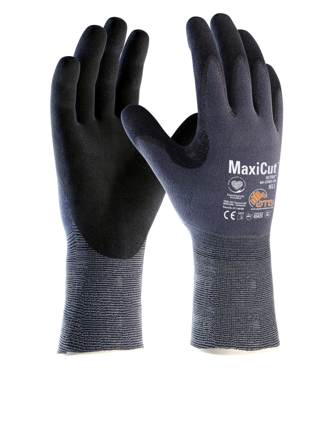 MaxiCut® Ultra™ Schnittschutz-Strickhandschuhe (44-3745-30) blau/schwarz