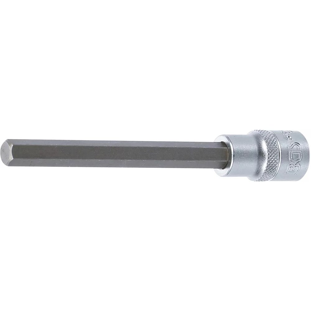 Bit-Einsatz, Länge 140 mm, Antrieb Innenvierkant 12,5 mm (1/2"), Innensechskant 10 mm