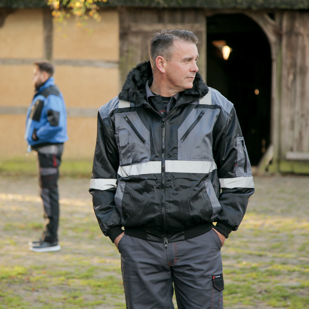 Pilotjacke mit Reflexstreifen Kirkenes