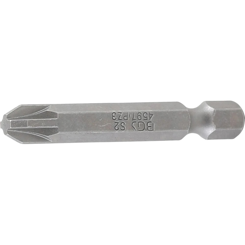 Bit, Länge 50 mm, Antrieb Außensechskant 6,3 mm (1/4"), Kreuzschlitz PZ3