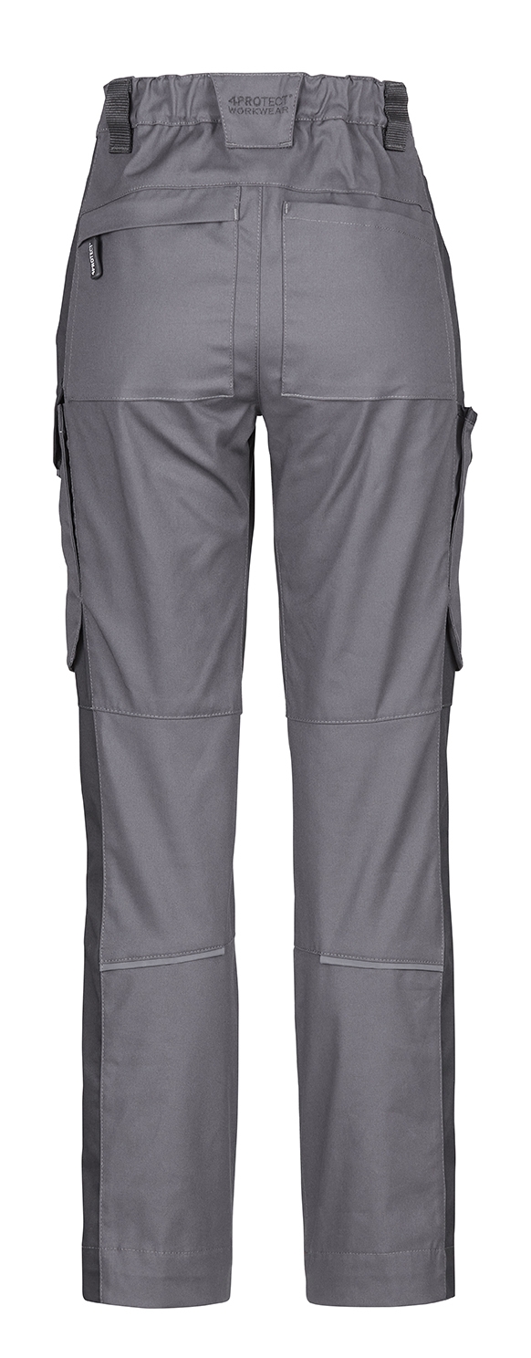 4PROTECT® Workwear Damen-Hose grau/schwarz