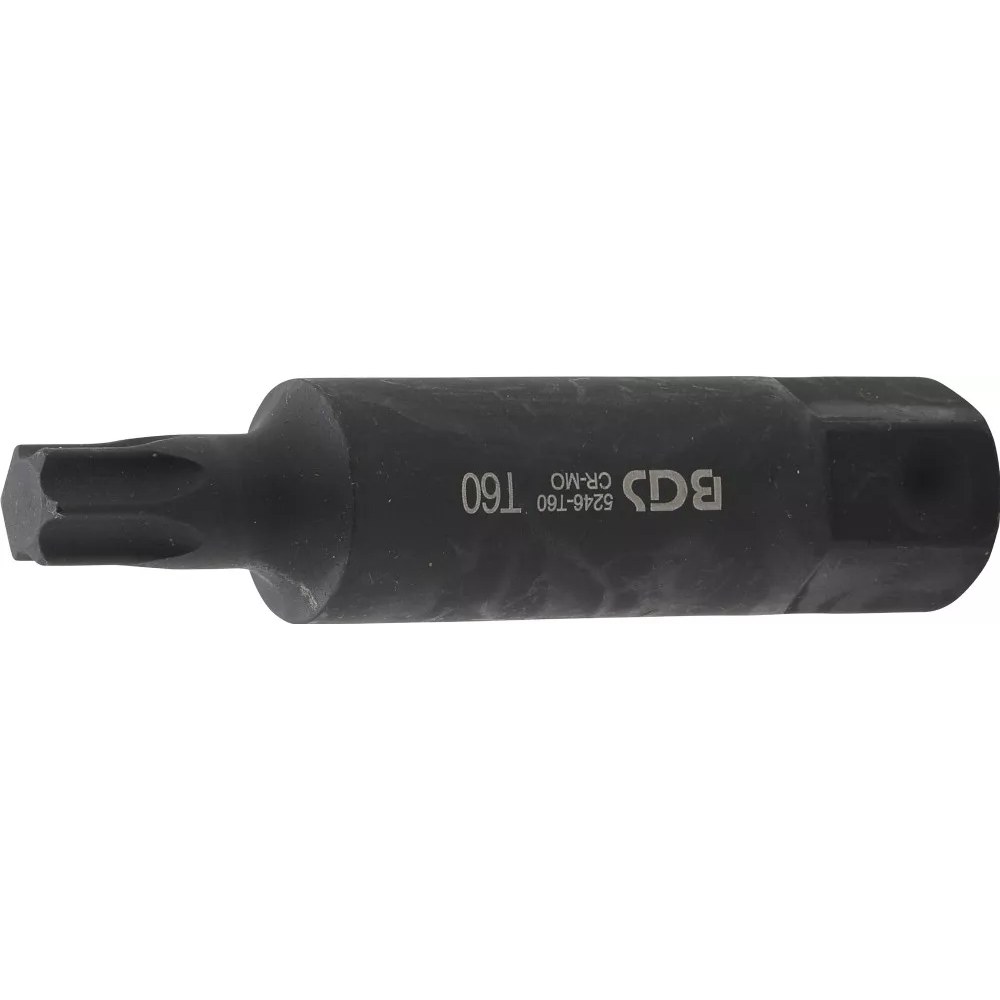 Bit, Länge 100 mm, Antrieb Außensechskant 22 mm, T-Profil (für Torx) T60