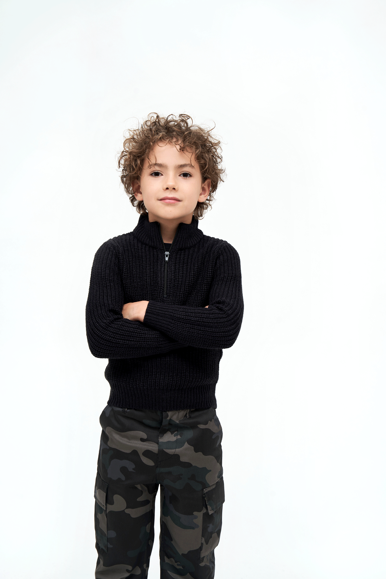 Kids Marine Pullover Troyer