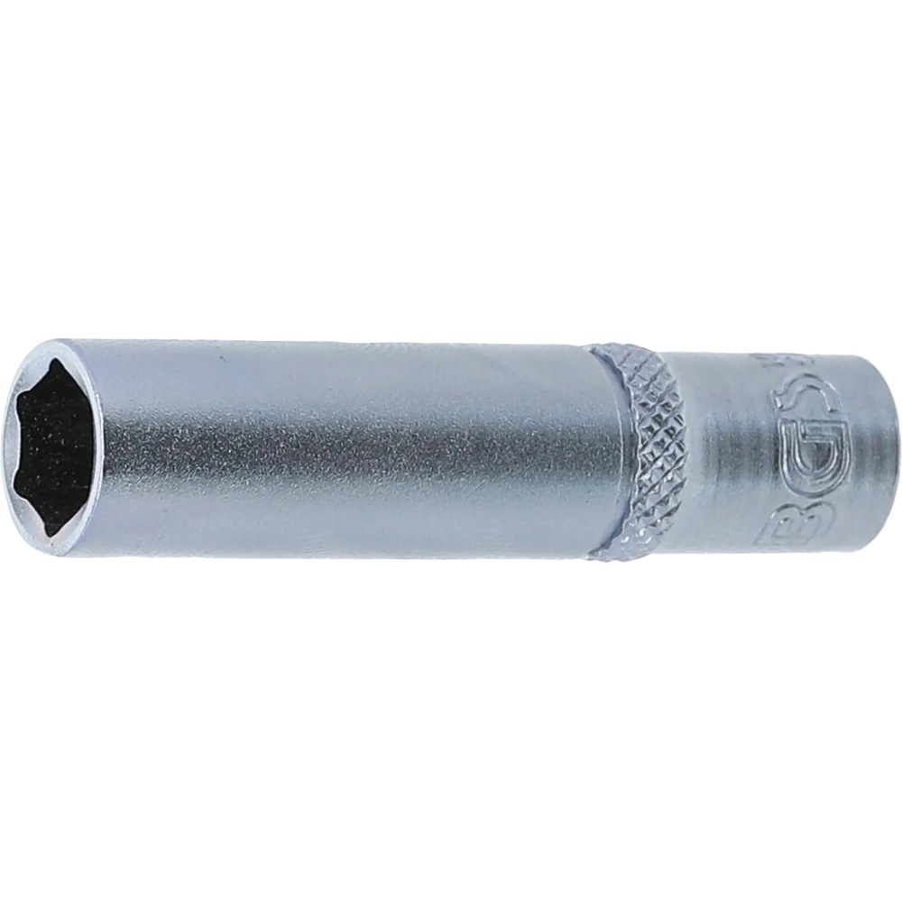 Steckschlüssel-Einsatz Sechskant, tief, Antrieb Innenvierkant 6,3 mm (1/4"), SW 8 mm