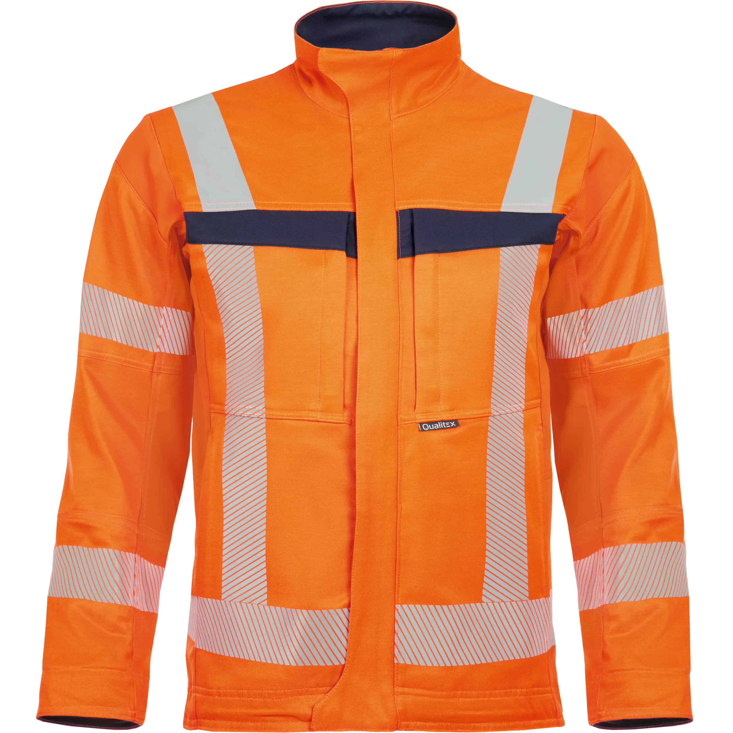 Tencel/Sorona Stretch-Arbeitsjacke "Allround-Warnschutz" mit UV-Schutz