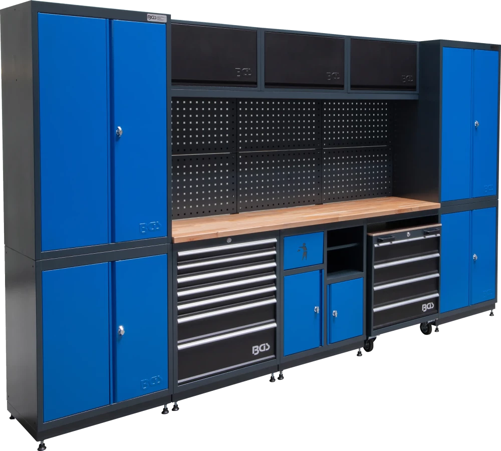Schrankwand-System, Flex, Holz, 5 Module
