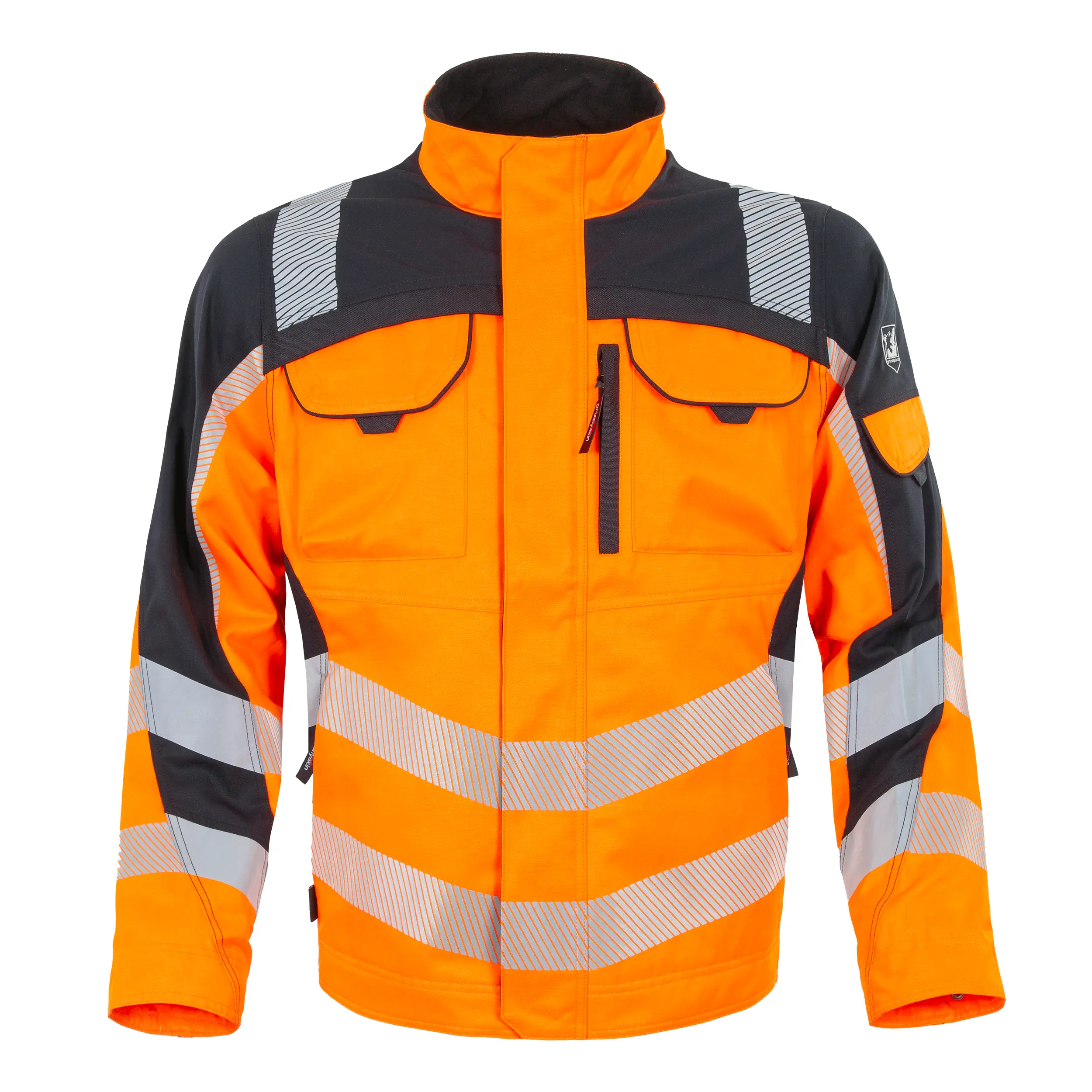 Arbeitsjacke "Grizzlyskin Warnschutz" aus Lyocell & Cordura
