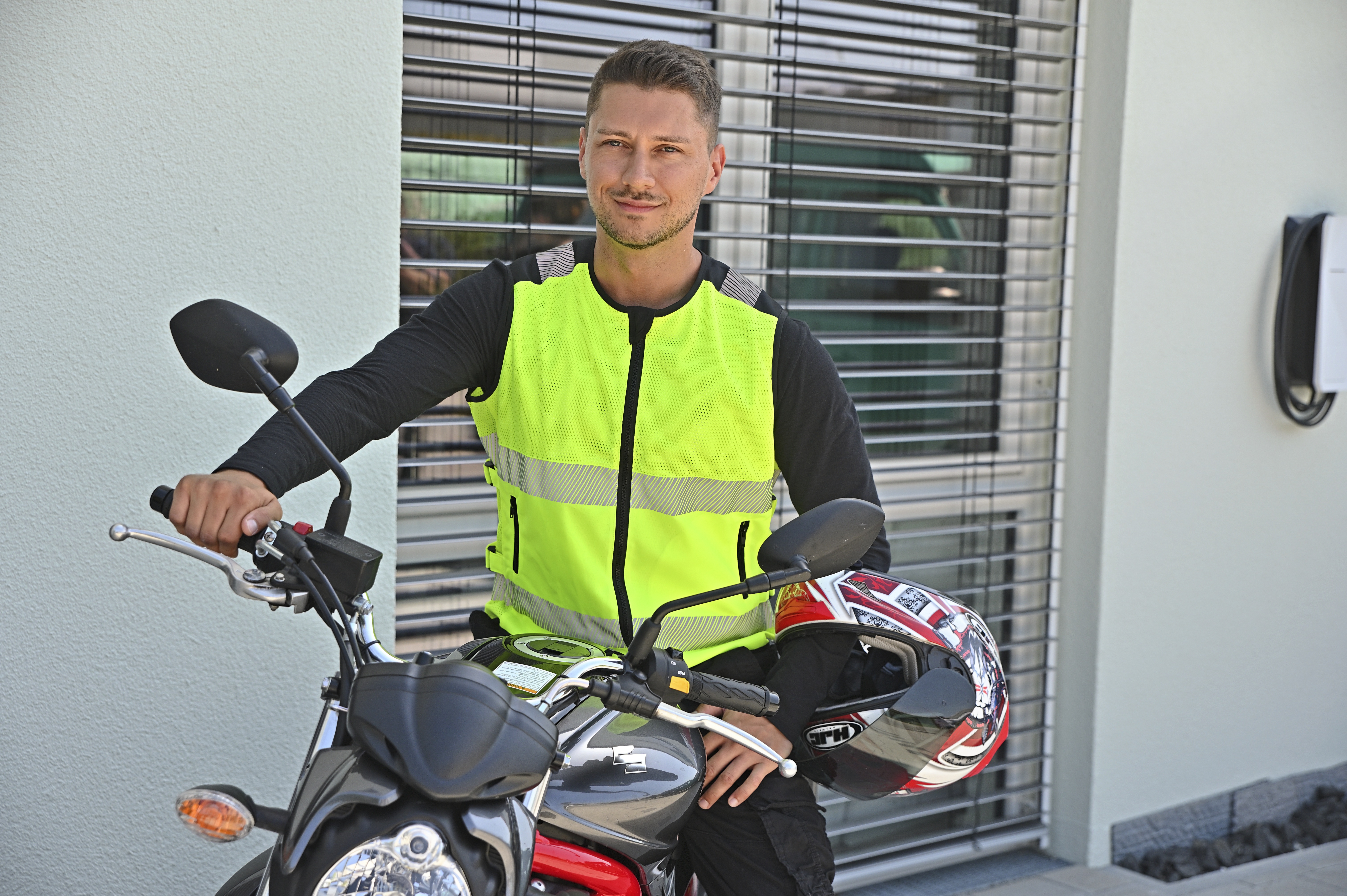 Weste – Hi-Vis Mesh Motorcycle Safety Vest “Naxos”