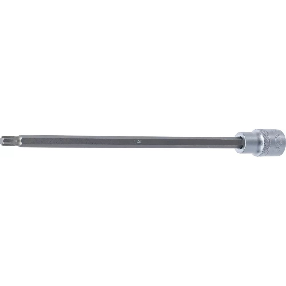 Bit-Einsatz, Länge 240 mm, Antrieb Innenvierkant 12,5 mm (1/2"), Keil-Profil (für RIBE) M7