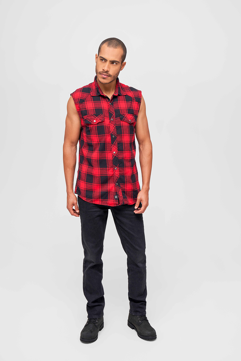 Check Shirt Sleeveless