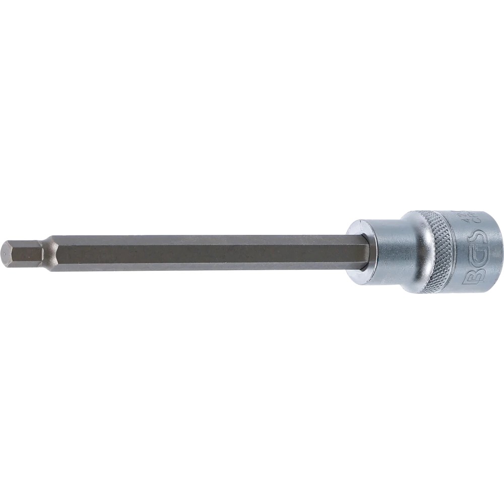Bit-Einsatz, Länge 140 mm, Antrieb Innenvierkant 12,5 mm (1/2"), Innensechskant 6 mm