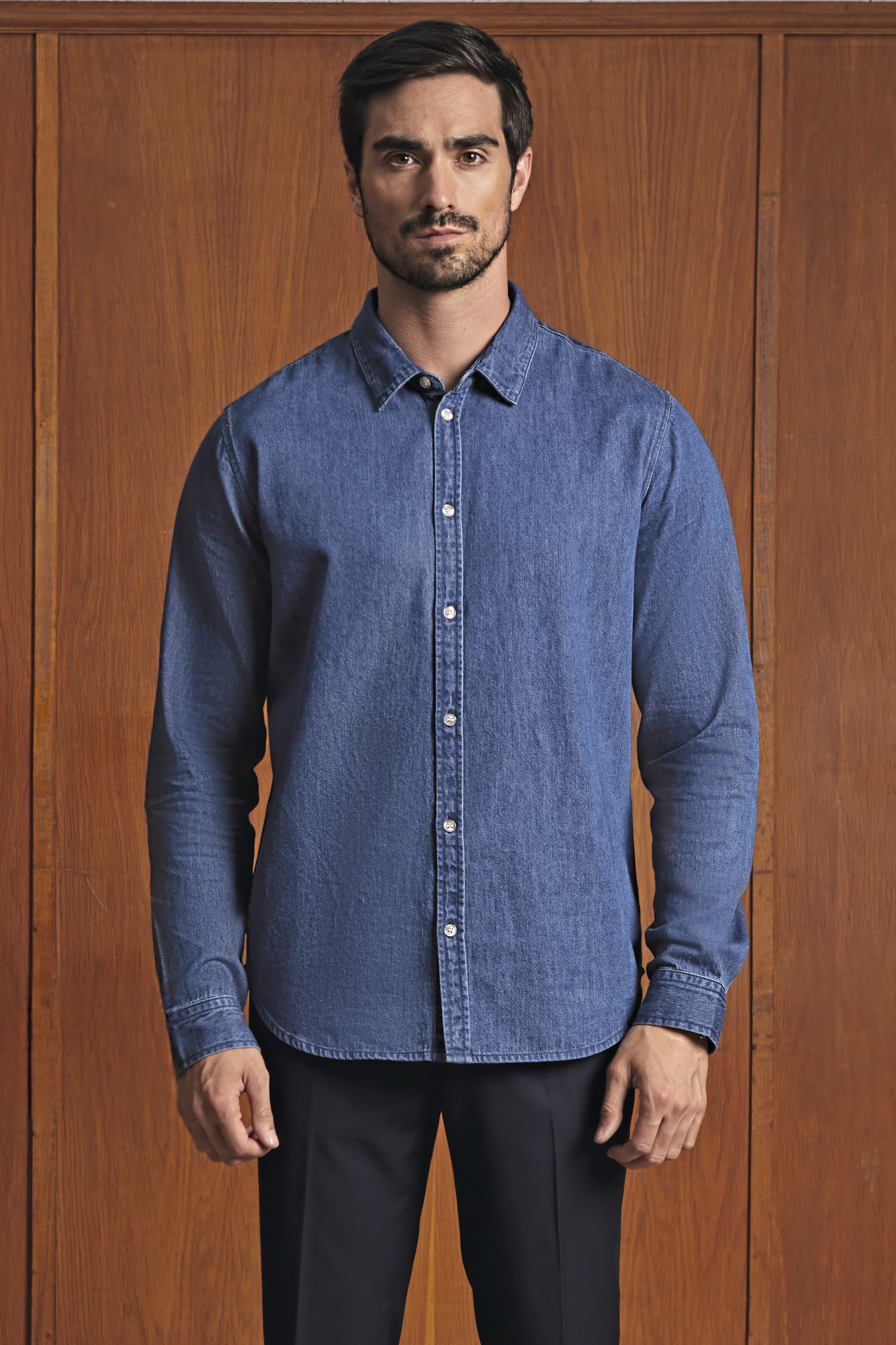 Hemd – Men´s High-End Denim Shirt Bennett
