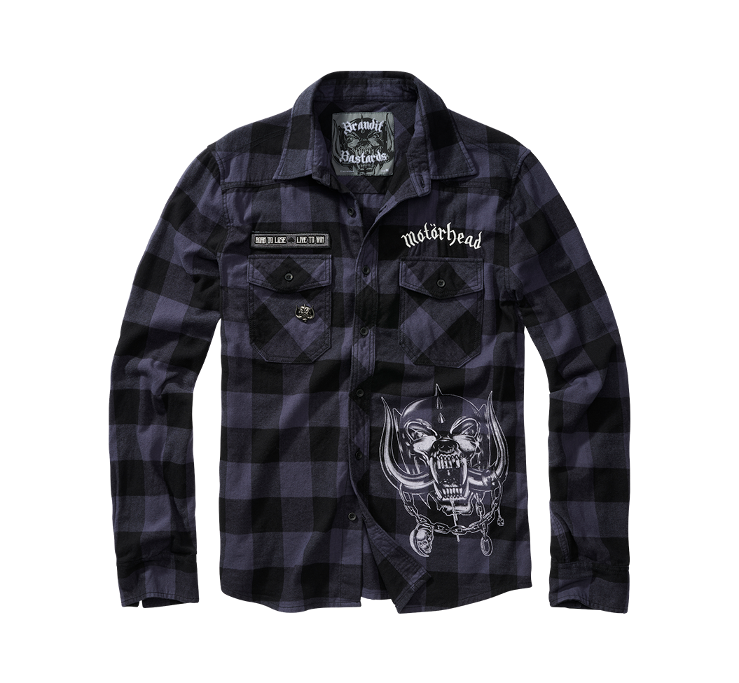 Motörhead Check Shirt Long Sleeve