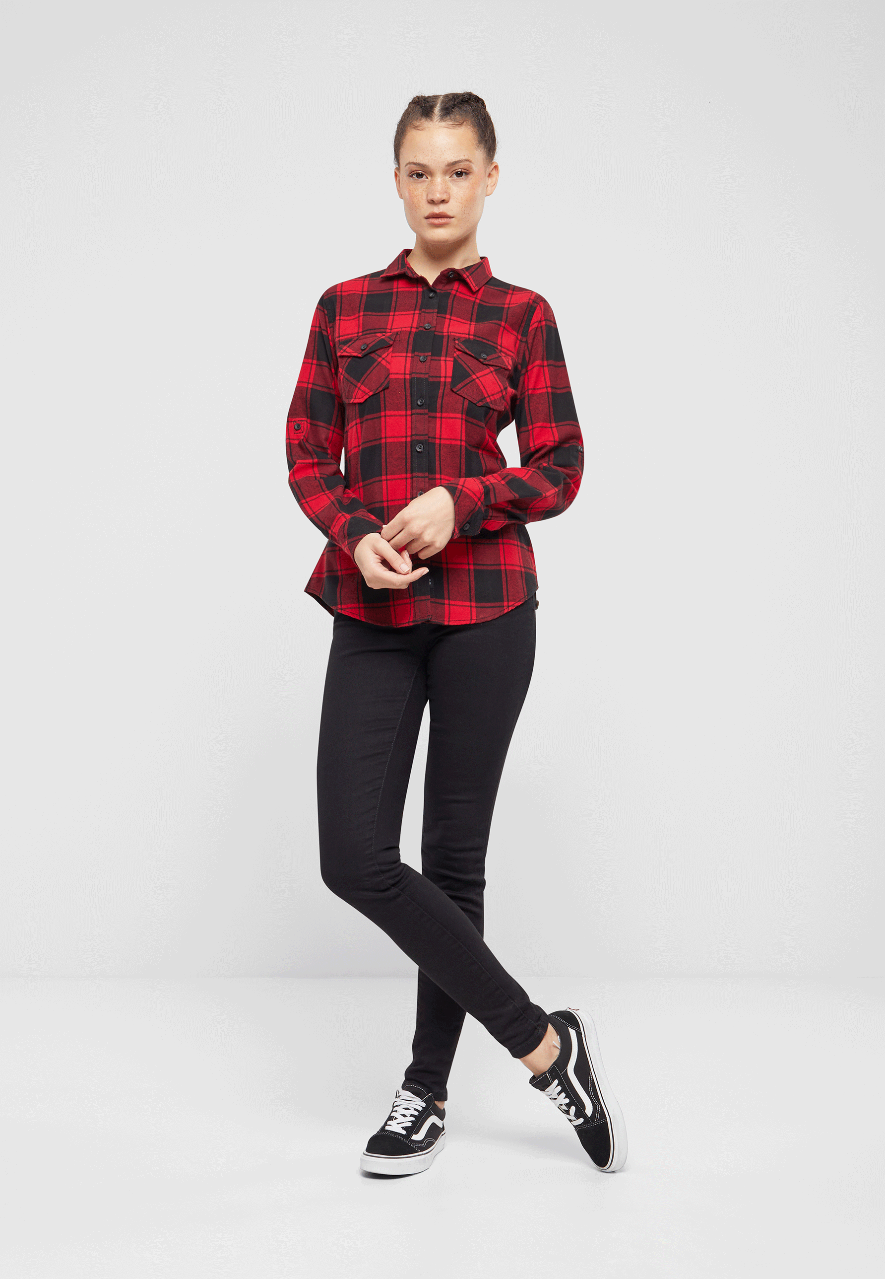 Women Amy Flannel Shirt Long Sleeve