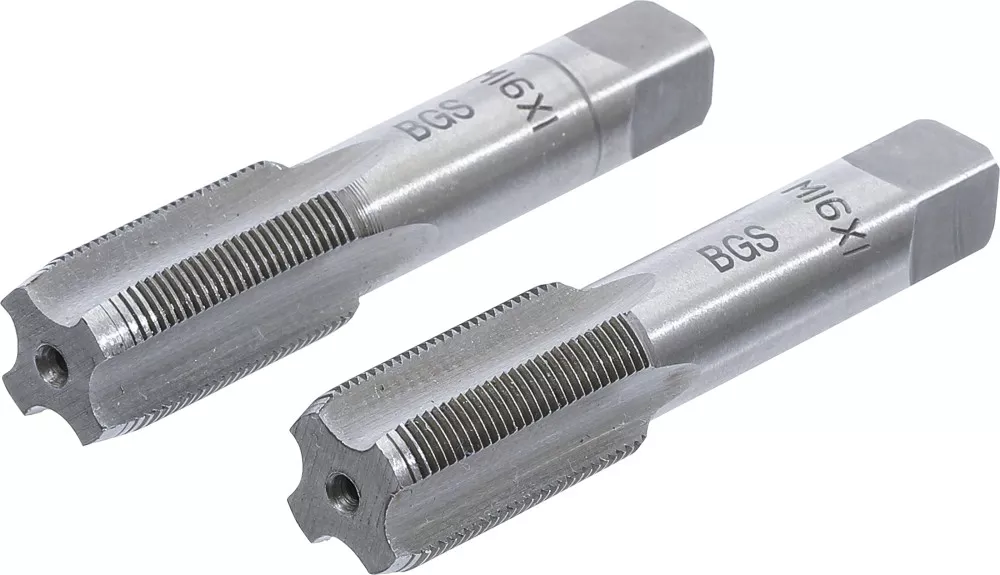 Gewindebohrer, Vor- und Fertigschneider, M16 x 1,0, 2-tlg.