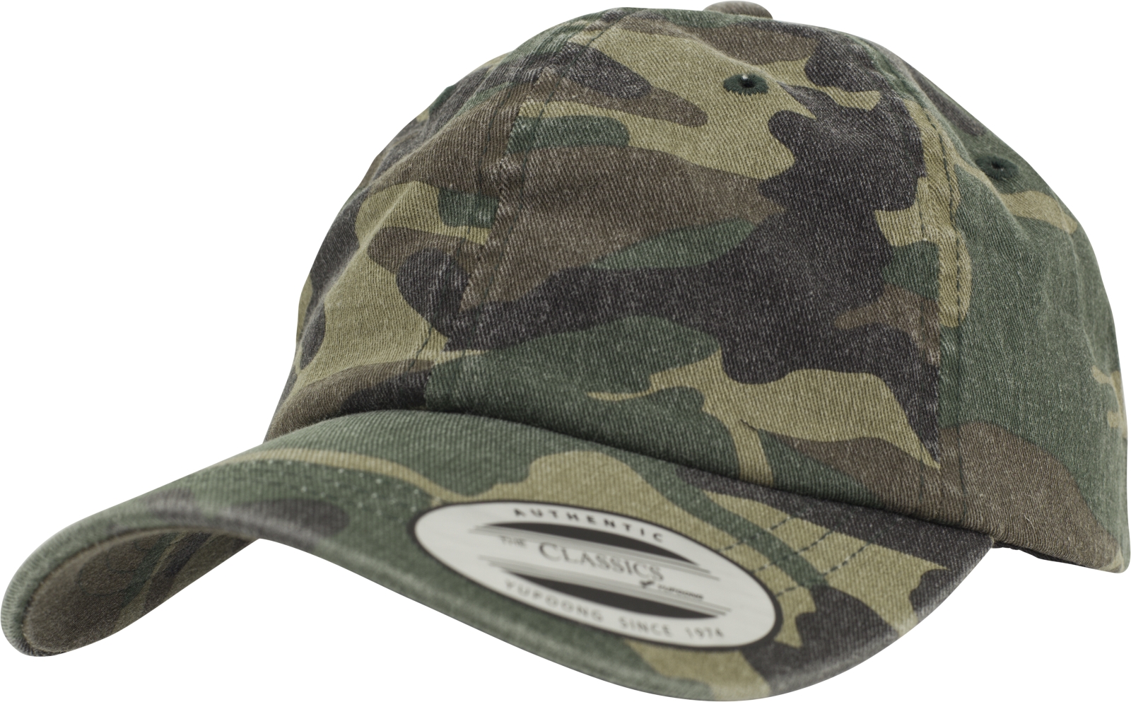 Low Profile Camo Washed Cap