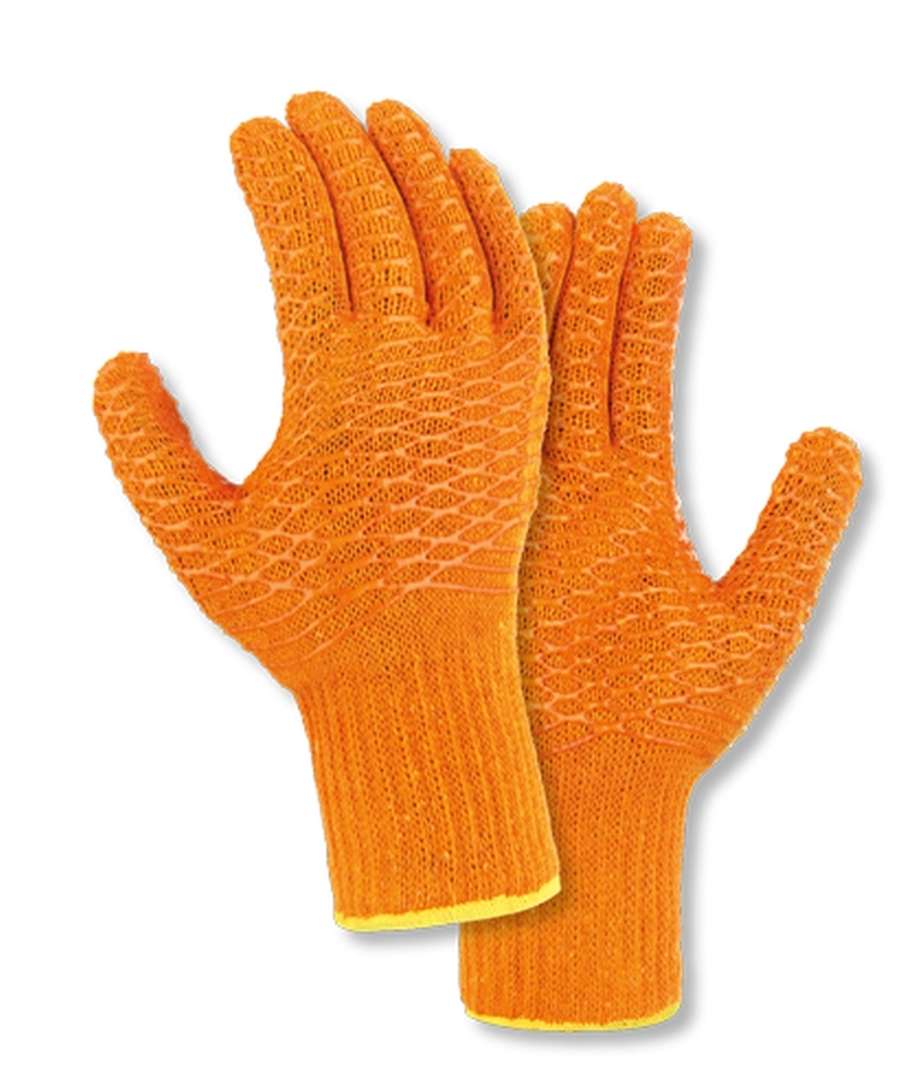 teXXor® Grobstrick-Handschuhe CRISS CROSS orange