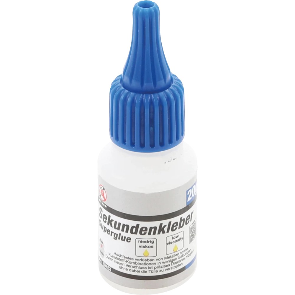 Sekundenkleber, niedrigviskos, Flasche 20 g