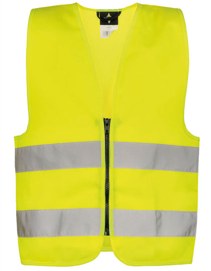 Weste – Kids´ Hi-Vis Safety Vest With Front Zipper Aalborg