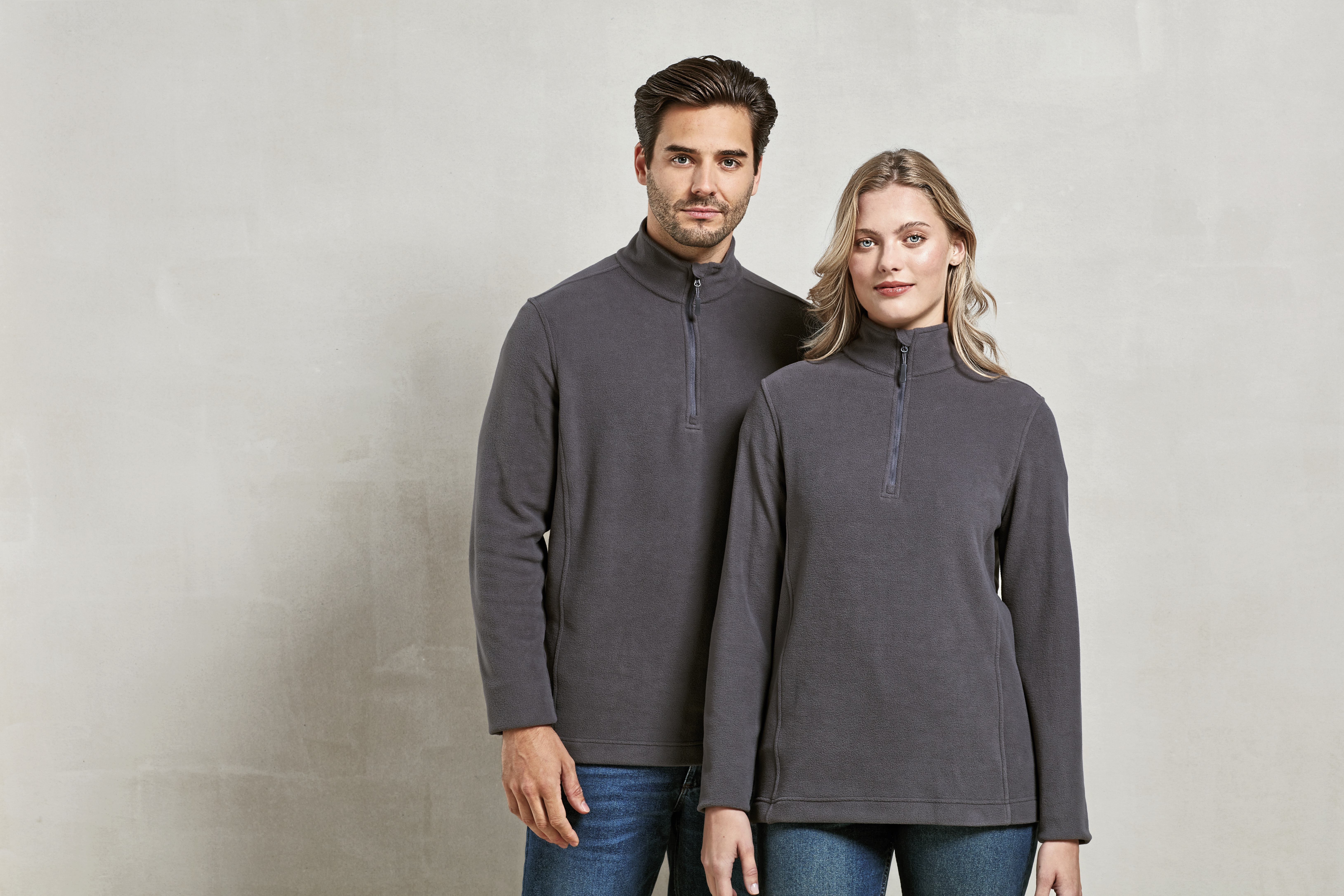 Jacke – Unisex ´Recyclight´ 1/4 Zip Micro Fleece