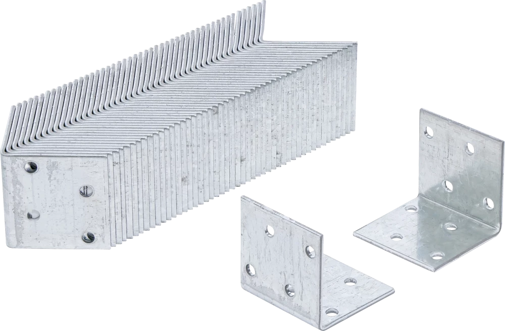 Winkelverbinder, 40 x 40 x 40 x 2 mm, Spar-Pack, 50 Stück