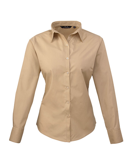 Bluse – Women´s Poplin Long Sleeve Blouse