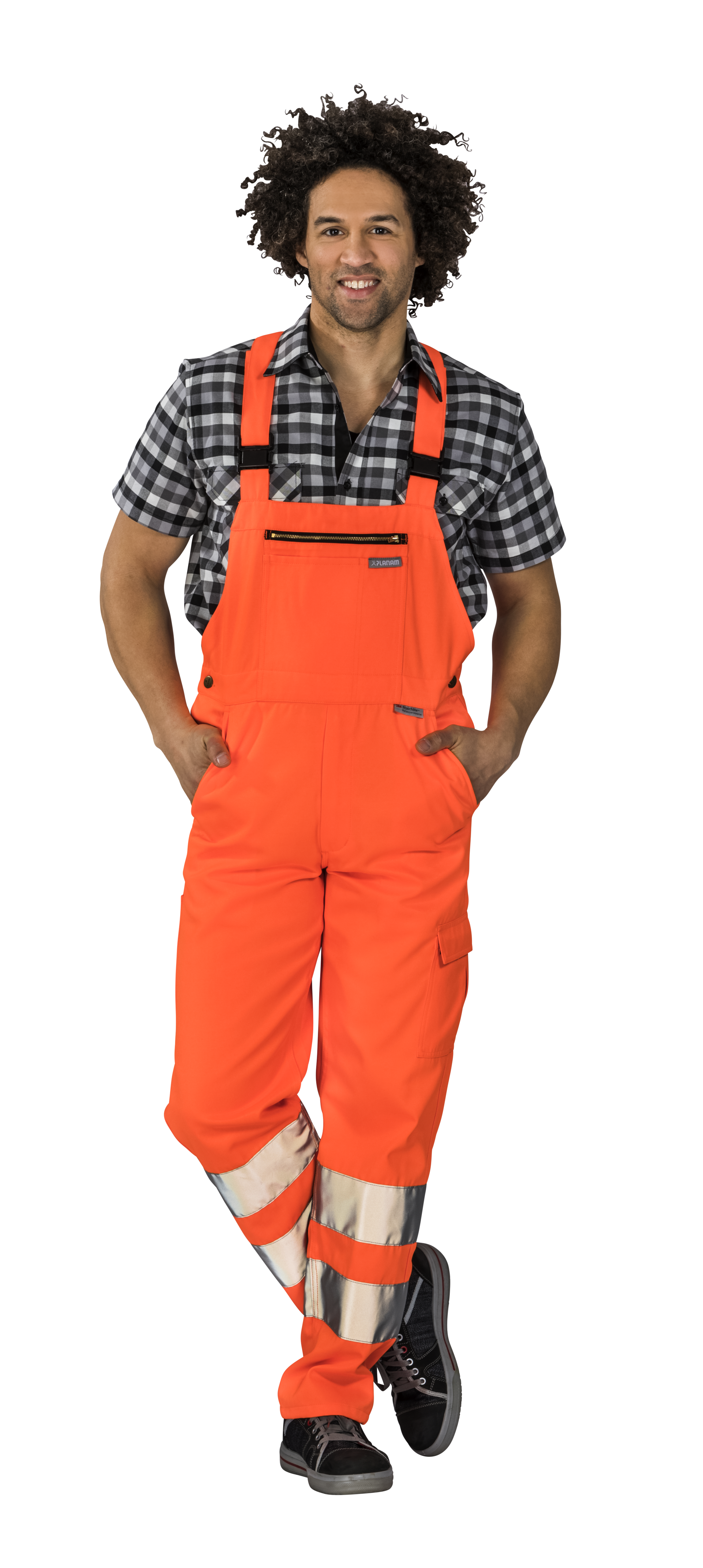 PLANAM Latzhose Warnschutz