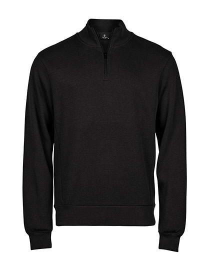 Sweatshirt – Ribbed Interlock Half Zip