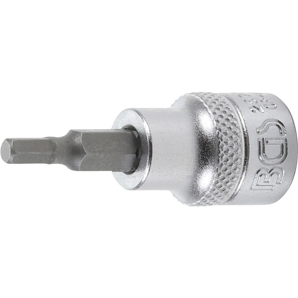 Bit-Einsatz, Antrieb Innenvierkant 10 mm (3/8"), Innensechskant 4 mm
