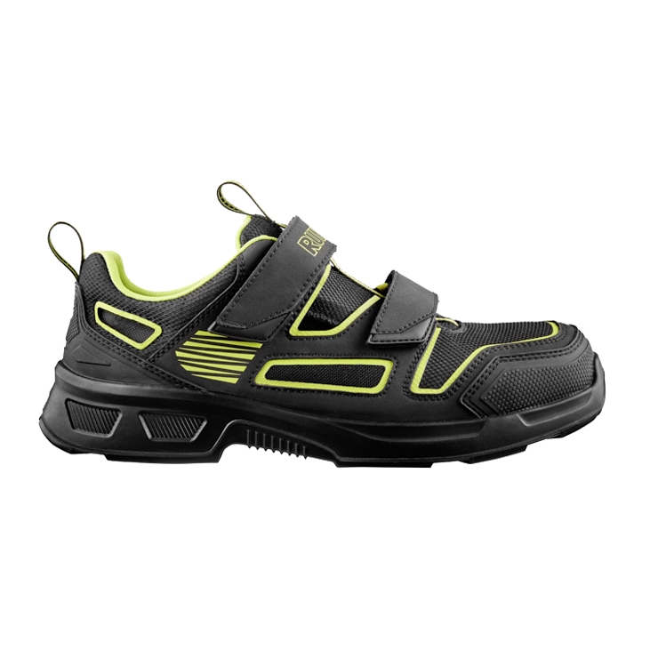 RUNNEX® S1PS ESD-Sicherheitsklettsandalen ActionStar schwarz/grün
