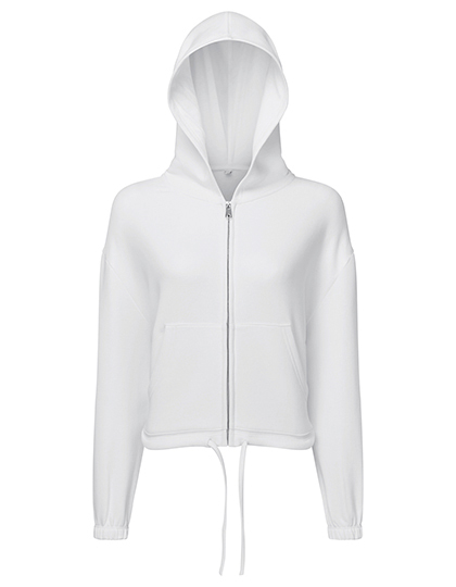 Women´s Recycled Drawstring Full-Zip Hoodie
